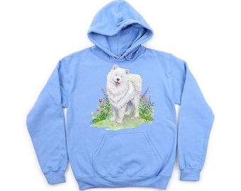 Kids' Samoyed Hoodie, Samoyed Gift, Samoyed Sweatshirt, Samoyed Shirt, Cute Dog Hoodie, Youth Samoyed Hoody, Dog Lover Gift, Samoyed Lover