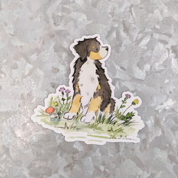 Bernese Mountain Dog Magnet, Cute Bernese Magnet, Bernese Gift, Gift for Dog Lovers, Bernese Car Magnet, Bernese Lover Gift, Waterproof