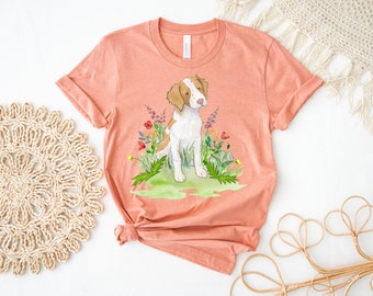 Brittany Spaniel Tee, Gift for Brittany Lover, Cute Spaniel Shirt, Brittany Spaniel Mom, Pet Parent Gift, Dog Lover Gift, Dog Mom Gift