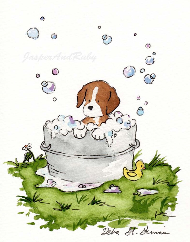 Beagle Art Nursery Wall Art Dog Nursery Print Nursery Art Etsy