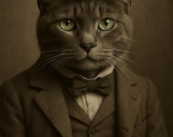 Custom Pet Portrait 8x10 Framed Animal Art, Choose your Theme, Setting, Style I Bathroom, Pirate, etc I Dog&Cat Personalized Framed Photo