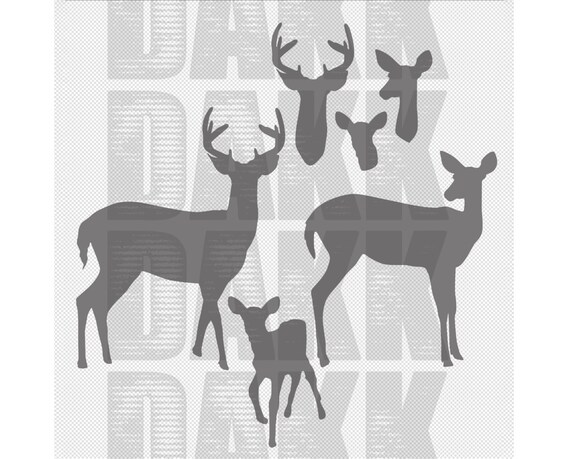 Free Free 263 Deer Family Svg SVG PNG EPS DXF File