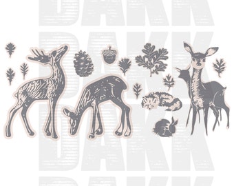 Vintage Nature SVG and PNG Files
