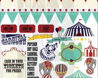 Circus Town SVG and PNG Files