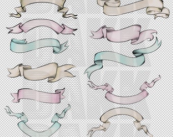 Ribbon Banners SVG, JPG and PNG Files