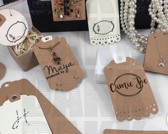 Craft Sale Jewelry Tags SVG File