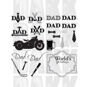 Father&#39;s Day PNG and SVG Files
