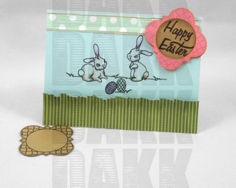 Easter Bunnies PNG and SVG FIles