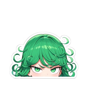 Anime Chibi Waifu - Tatsumaki - Peeker Decal