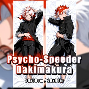 Psycho-Speeder Body Pillow Cover – 2-Way Tricot – 50x150cm Dakimakura – Limited Edition