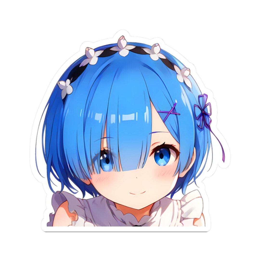 Rem - Re:zero - Peeker Window Decal - Etsy