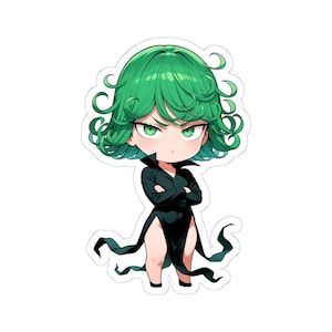 Anime Chibi Waifu - Tatsumaki - Die Cut Sticker