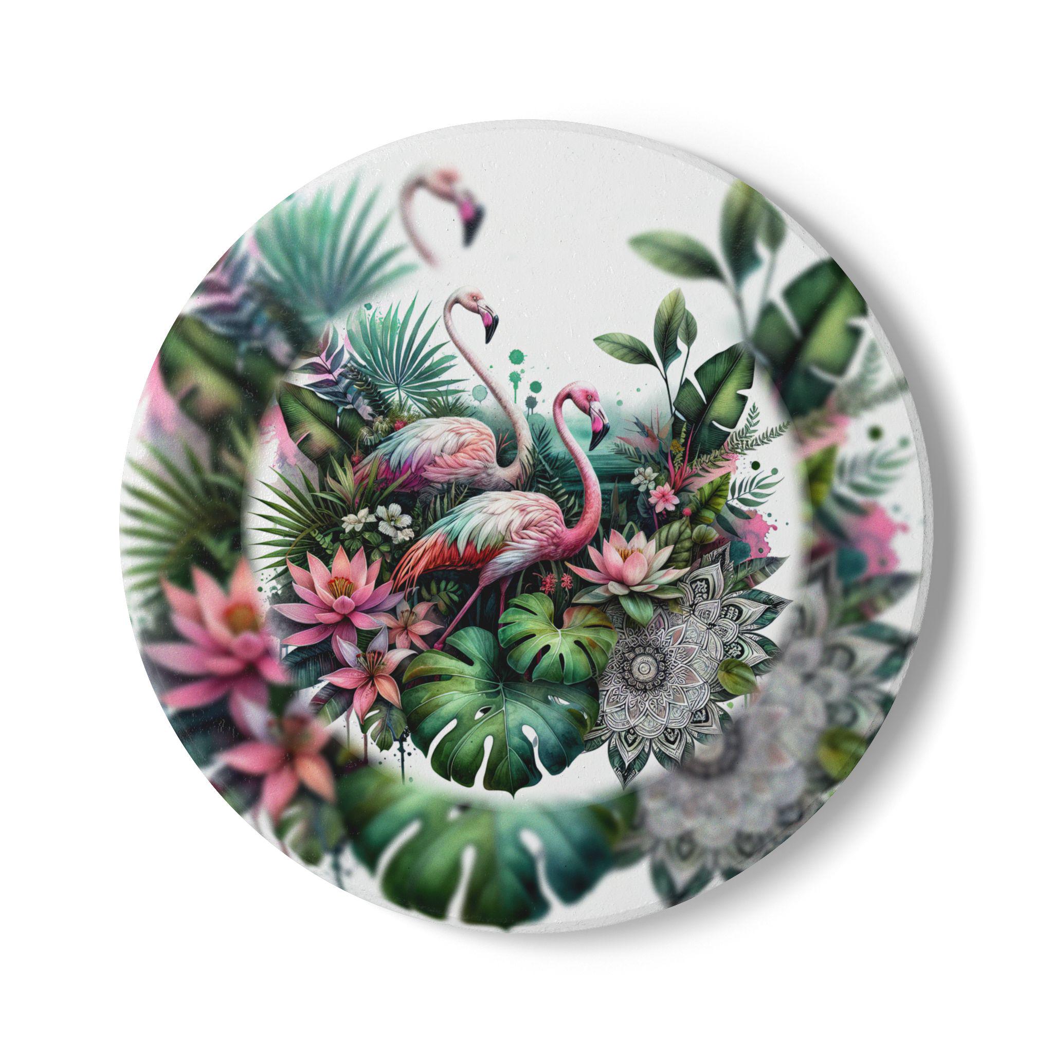 Flamingo Ceramic Coaster