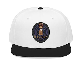 Illyrian Embroidered Snapback Cap | Albanian Heritage Hat