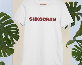 SHKODRAN Casual Tee,  Show Your Roots, Shkodra Albania Trendy Tshirt