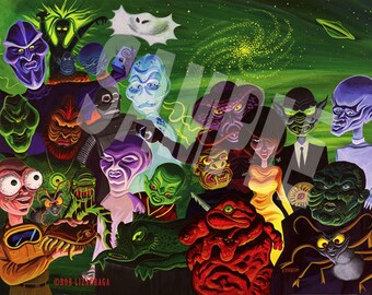 Outer Limits Monsters Ltd. Edition Giclee