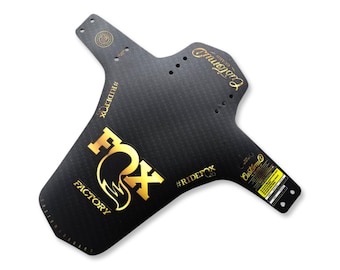 Gold Carbon – MTB Mudguard Fender for Downhill & Trail Mountain Bike Splash Protection