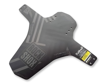 RockShox Stripesbw – MTB Mud Guard Fender for Downhill Enduro Trail, Riding Protection, Bike Accessories
