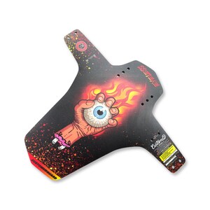 Eyeless – MTB-stänkskydd med flamkonstdesign, hållbart stänkskydd för mountainbiker