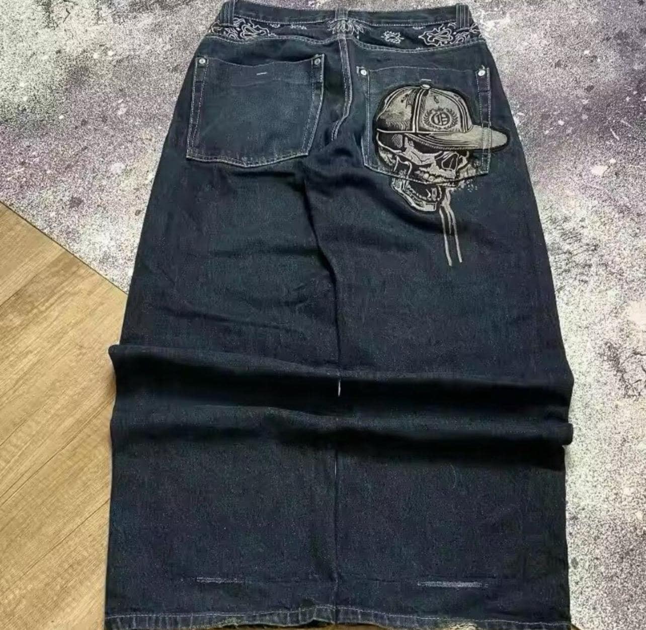 Y2k grunge jeans - Etsy Polska