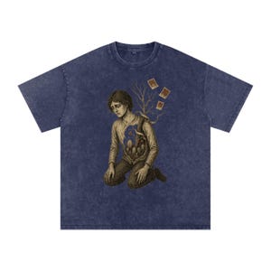 Roots | Gothic T Shirt, Art Design, Remnants, Gothic Heart, Unisex Dark Shirt, Unique Graphic Tee, Streetwear, Short Sleeve
