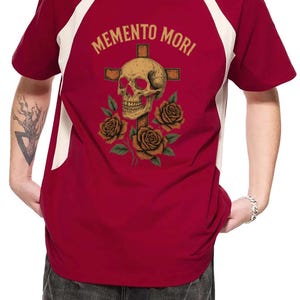 Gothic Skull T-Shirt | Memento Mori Streetwear | Oversized Unisex Dark Aesthetic Tee | Limited Edition Gothic Shirt