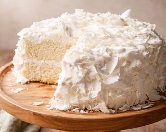 BEST RECIPE for Coconut Cloud Cake | Printable Dessert Recipe | PDF Download