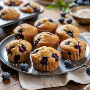 BESTES REZEPT für Vegane Blaubeer Muffins | Digitaler Download | Sofortige digitale Datei