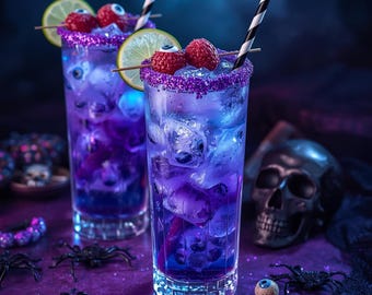 NAJLEPSZY PRZEPIS na Halloweenowy Mocktail z Witchers Eyeballs | Przepis na Halloween | Pobierz PDF