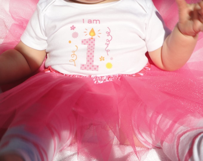 Baby Girl Ballet First Birthday Outfit Tutu Onesie Leg Etsy