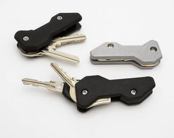 Compact Key Organizer – Modern Key Holder, Slim Keychain, Customizable Colors