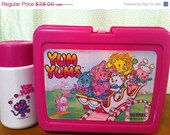 Cancer Survivor SALE 20% Kawaii Yum Yums Lunch box and thermos Rare 80's delight