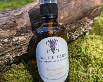 CLEARING Pure Honeysuckle Hydrosol: Bruma y tónico facial limpiador