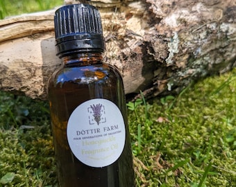 Olio profumato al caprifoglio, olio di vinaccioli infuso