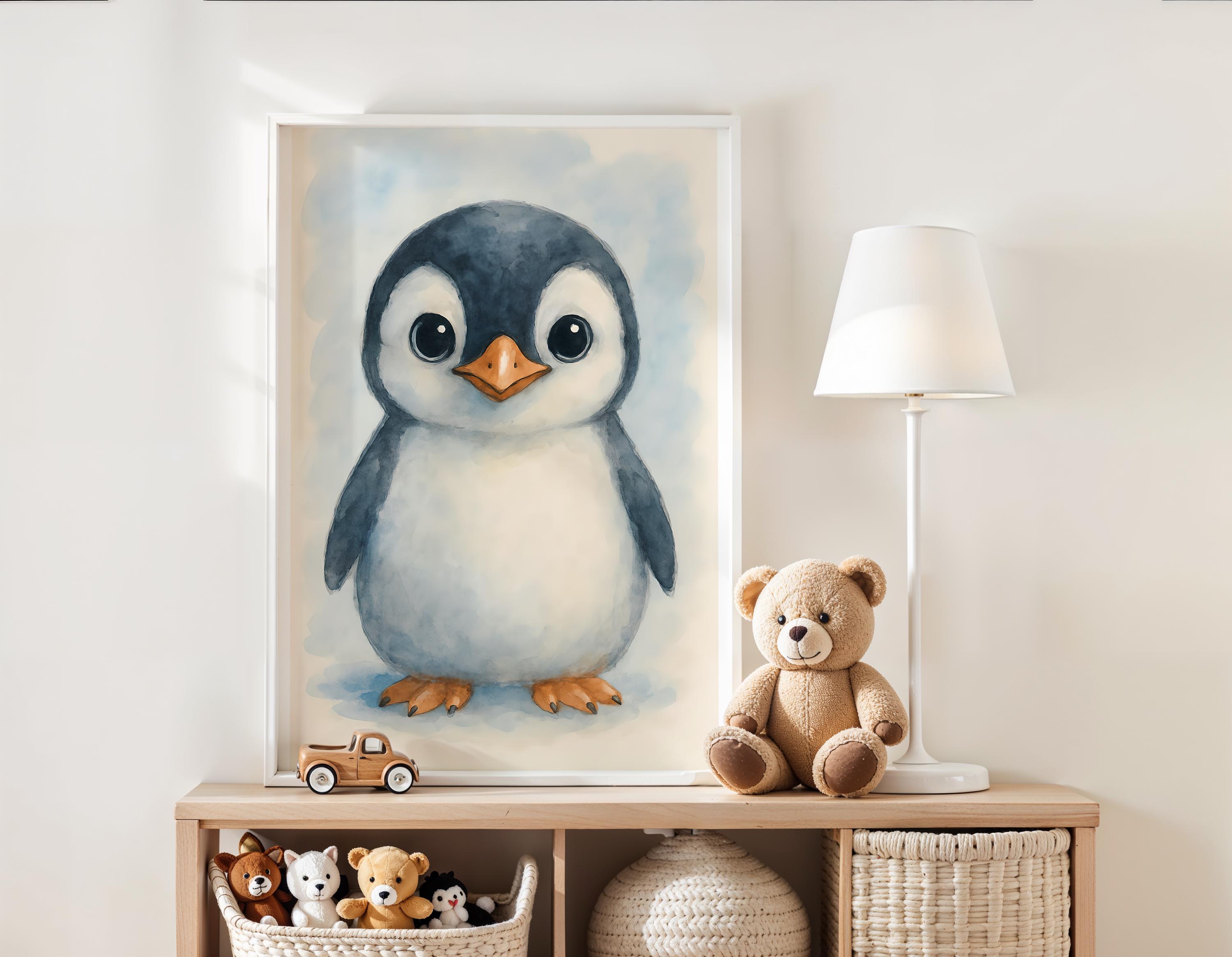 Bumbleboo Baby Penguin Nursery Wall Prints Playroom Produktbild-Vorschau 9