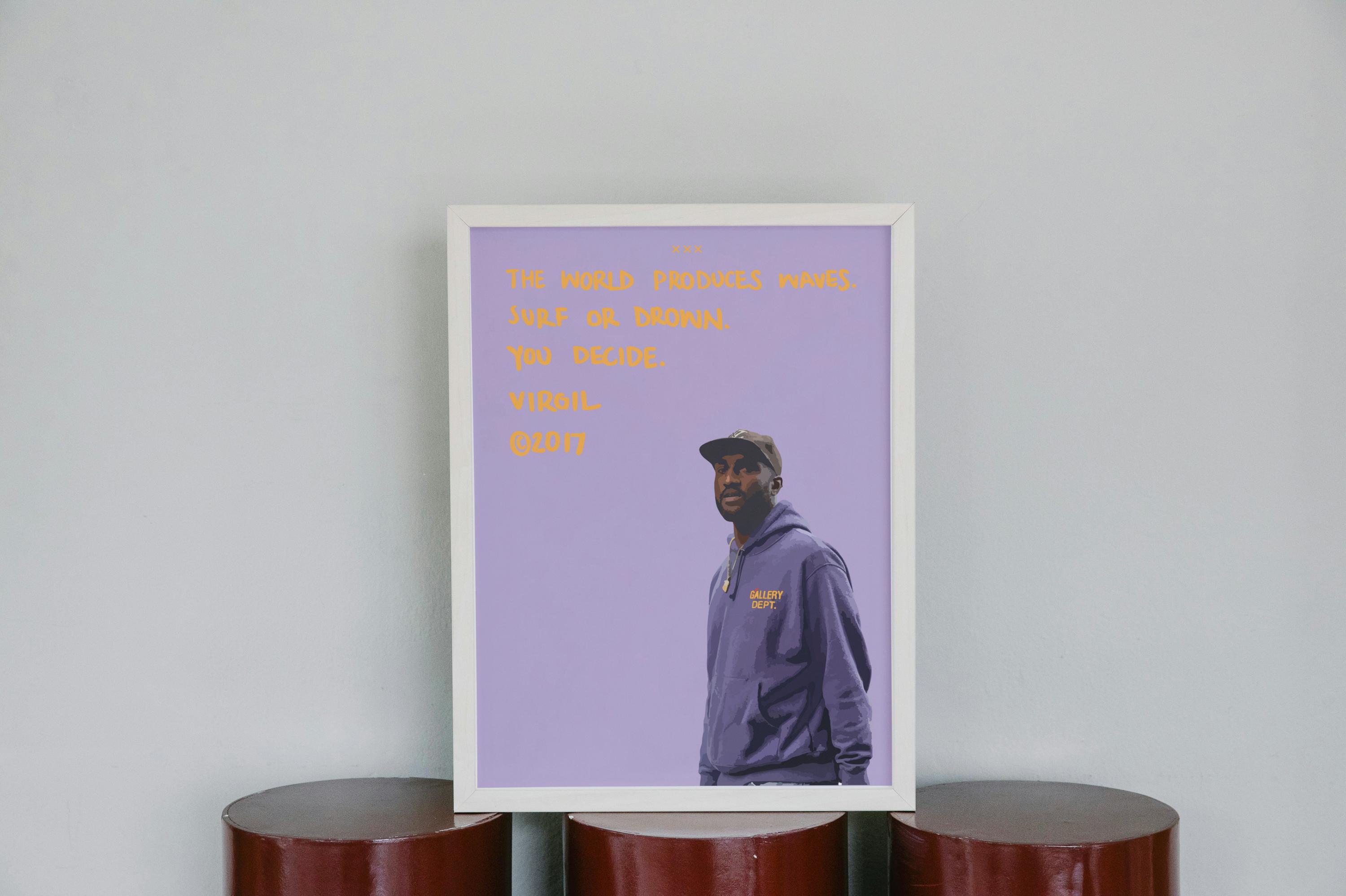 Chemise à Carreaux Virgil Abloh Off-White En Flanelle Bleue - Taille S, Occasion Excellent état