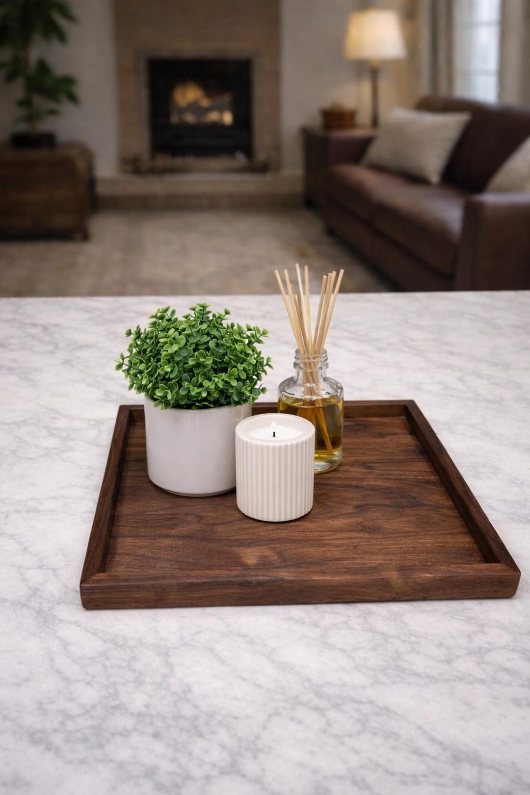 Walnut Tray Walnut Serving Tray - Etsy