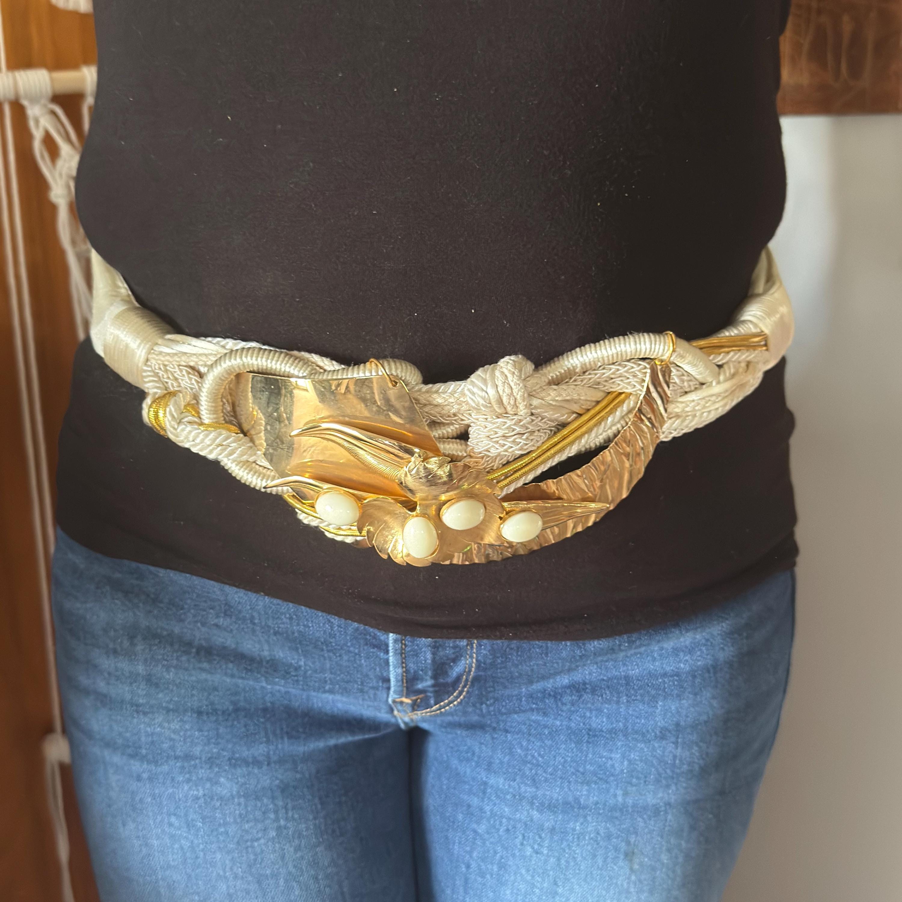 80s Jeweled Belt - Etsy