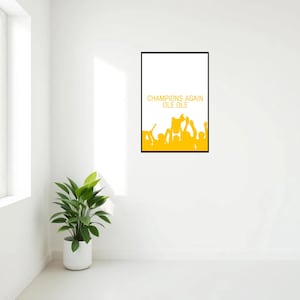Leeds United Champions Poster