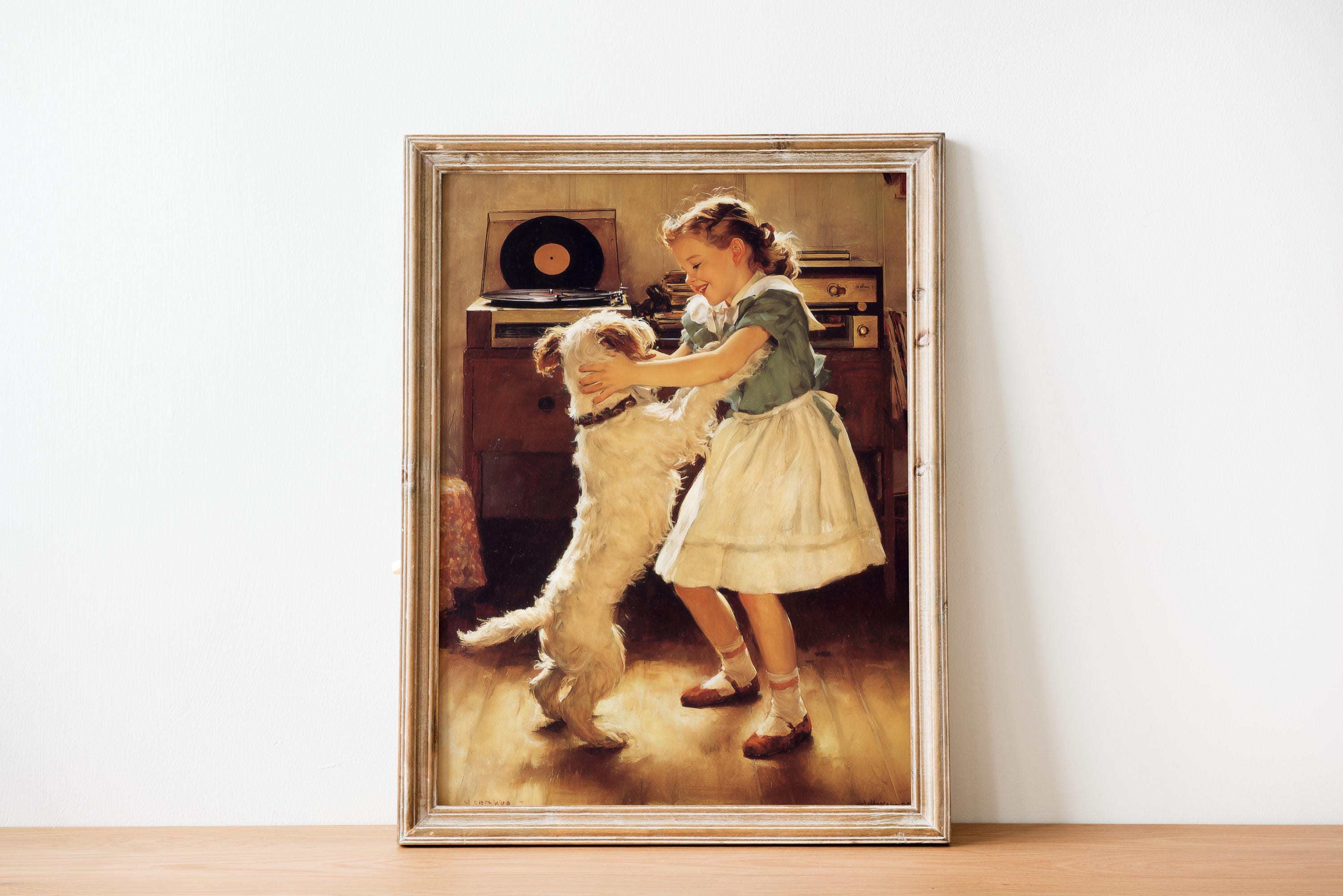 Norman rockwell girl - Etsy 日本