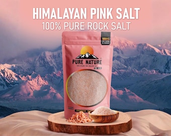 Himalaya roze mineraal steenzout 2 lb fijnkorrelige verpakking 100% natuurlijk dierproefvrij veganistisch HALAL culinair zout onbewerkt steenzout om te grillen