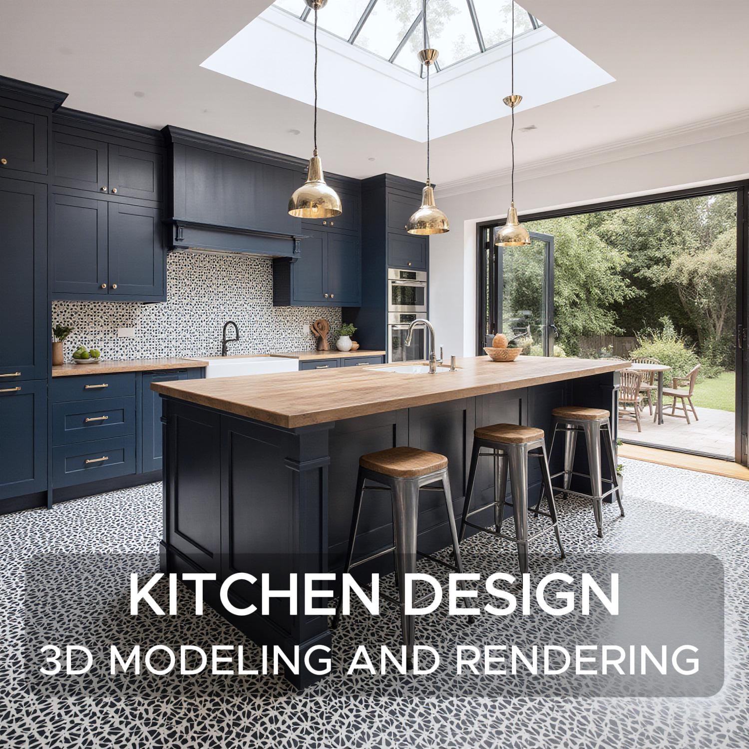 Bespoke Kitchen Design Service, Photorealistic 3D Visualizations - Etsy