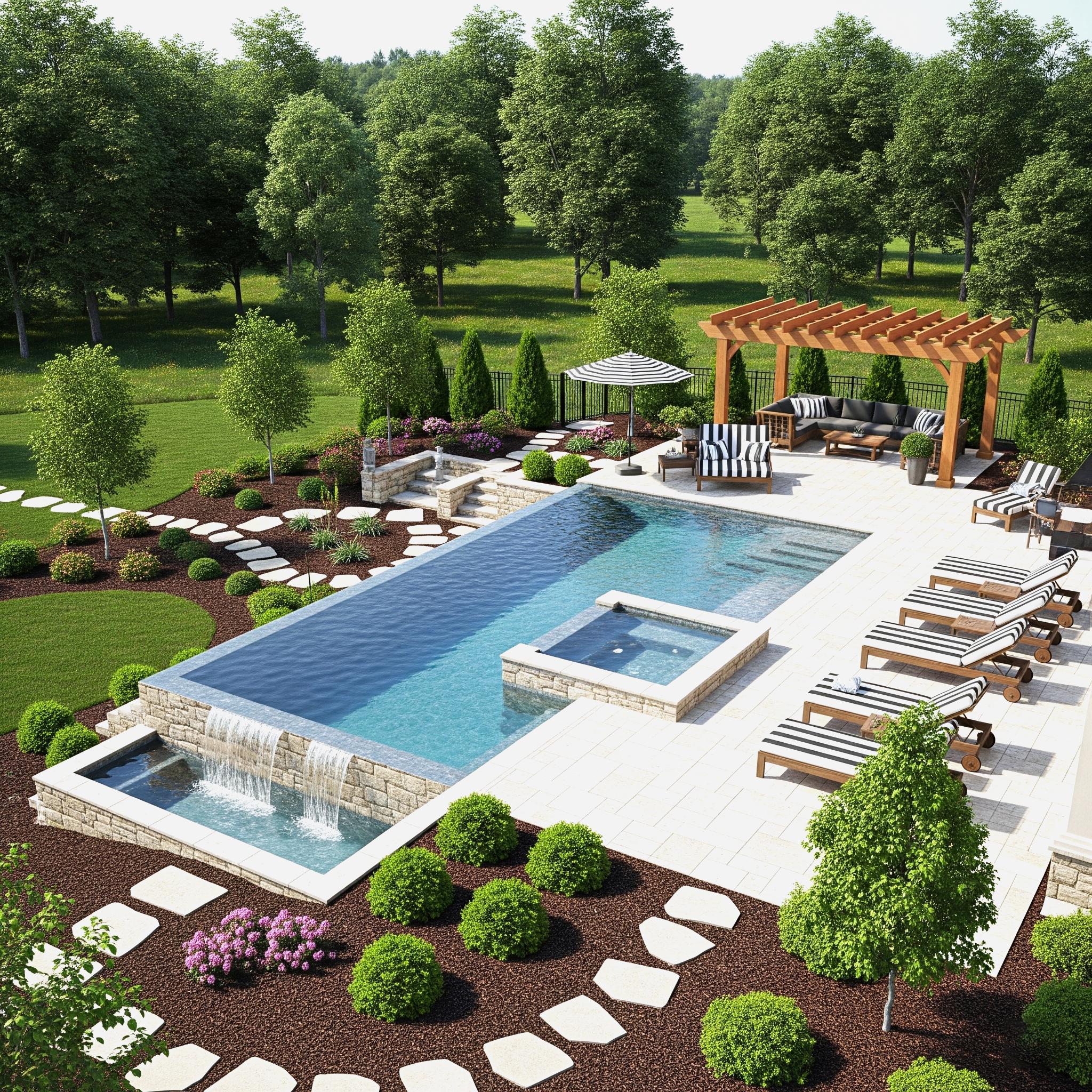 Online Pool Design, Custom Pool Design, Pool 3D Rendering - Etsy