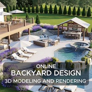 Online Garten Design, Garten 3D Design, Benutzerdefinierte Garten Design, Landschaftsdesign, Pool-Design, Pergola-Design, Terrassen-Design