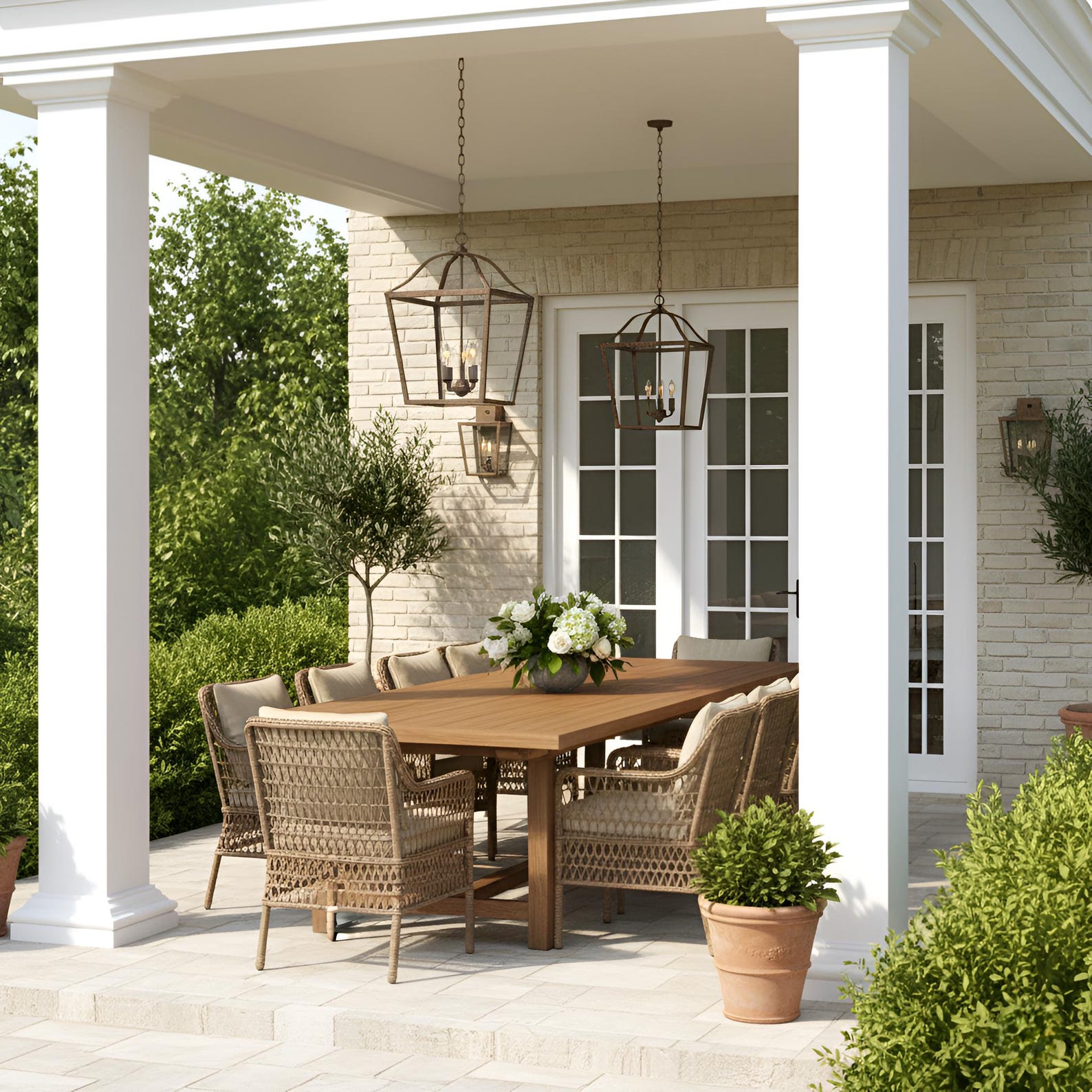 Online Porch Design, Custom Porch Design, Porch 3D Rendering, Patio ...