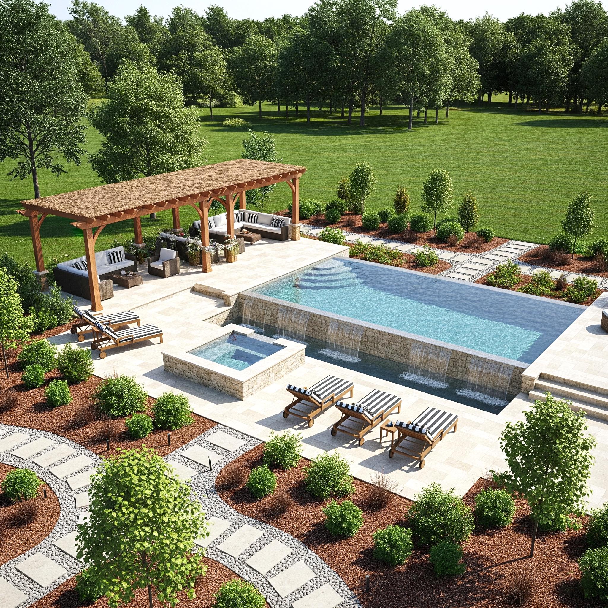 Online Pool Design, Custom Pool Design, Pool 3D Rendering - Etsy