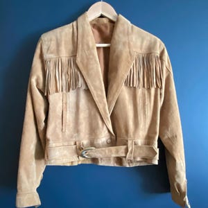 Braune Wildleder Fransenjacke für Damen | Fransen Jacke | Westernjacke | Braune Lederjacke | Frauen Lederjacke | Wildlederjacke