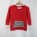 MOLLY JOHNSON reviewed Red bamboo long sleeve kids shirt, baby boy clothes, toddler boy clothes, ready to ship, 18-24m