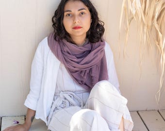 Antique Rose Cashmere Scarf