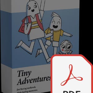 Jeu de cartes numérique Tiny Adventures Dada | Cartes d'activités imprimables pour papas et enfants | Du plaisir sans écran | Idées de jeux pour les tout-petits | Téléchargement instantané